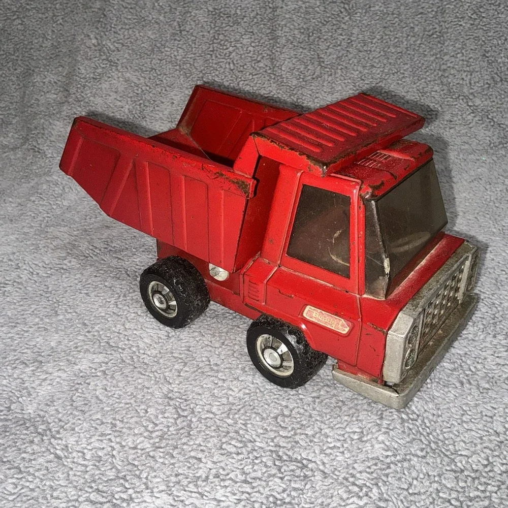 Vintage 1960's Buddy L Red Pressed Steel‎ Dump Truck